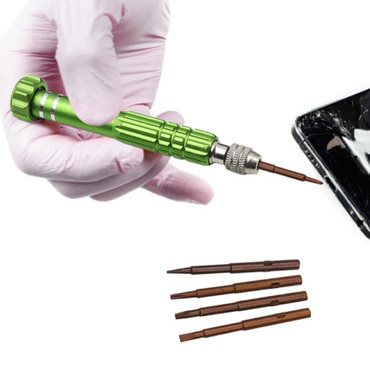 5 In 1 Aluminum Alloy Screwdriver Cell Phone Disassembly And Repair Tools(Black) by buy2fix