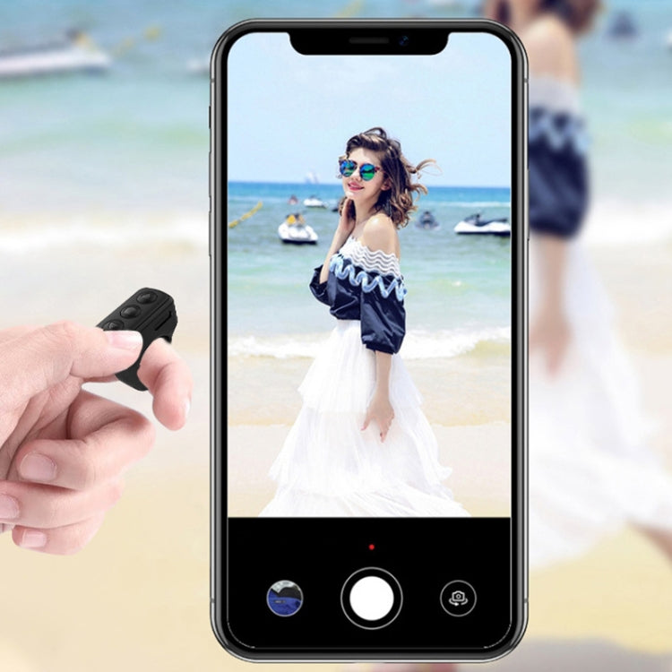 Bluetooth 3 Keys Remote Finger Ring Video Controller Novel Page Flip Photo Tool(Black) - Phone Remote Control by buy2fix | Online Shopping UK | buy2fix