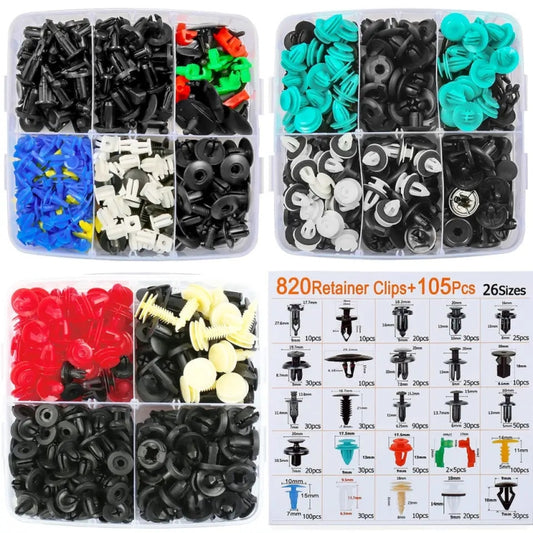 925pcs /Set Universal Automotive Fasteners Rivets Fender Expansion Screws by buy2fix