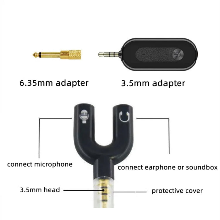 Elebest 3.5mm Wireless Lavalier Microphone Mini Clip-On Mic, Spec: One Drag One Set 1 by Elebest