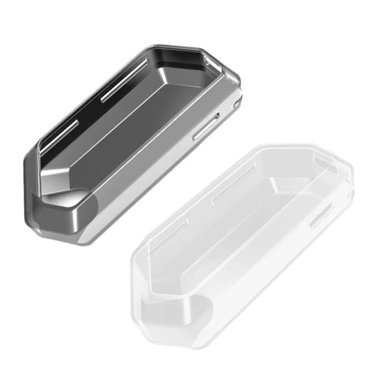 For Flipper Zero Electronic Pet Silicone Full-Cover Protective Case(Transparent White) by buy2fix