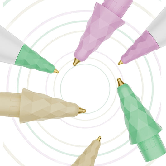 For Apple Pencil 1 / 2 Generation & USB-C Stylus Modified Pen Tip Diamond Crystal Pencil Nib(Transparent Blue) by buy2fix