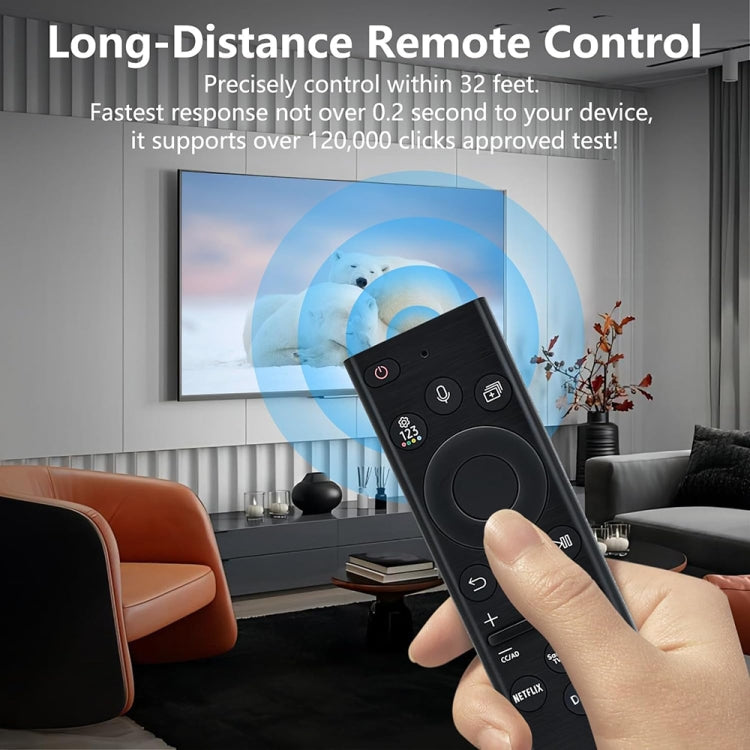 For Samsung Smart TV BN59-01385A Replacement Remote Control, Spec: Battery - TV by buy2fix | Online Shopping UK | buy2fix