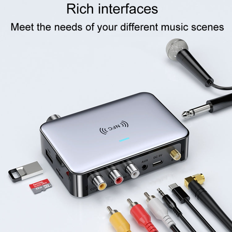 OMS-M16 NFC Bluetooth And Receiver Transmitter 5.1 Audio Adapter - Audio Receiver Transmitter by buy2fix | Online Shopping UK | buy2fix