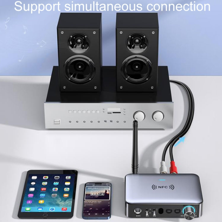 OMS-M16 NFC Bluetooth And Receiver Transmitter 5.1 Audio Adapter - Audio Receiver Transmitter by buy2fix | Online Shopping UK | buy2fix