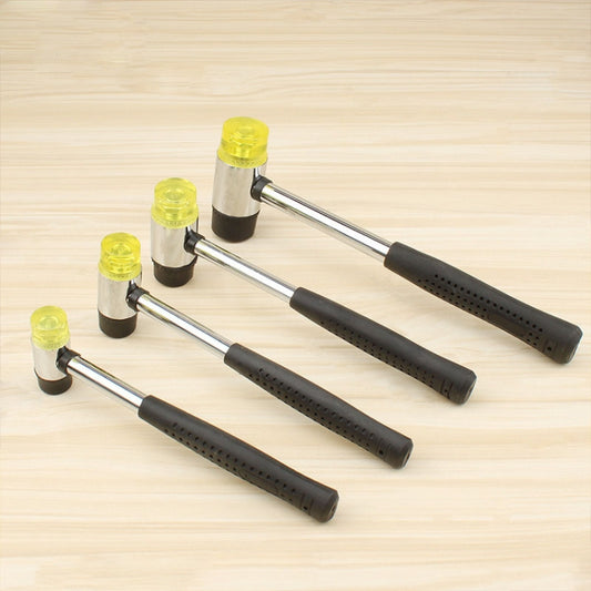 25mm No Bounce Mounting Hammer Handmade DIY Double Face Tap Rubber Hammer by buy2fix