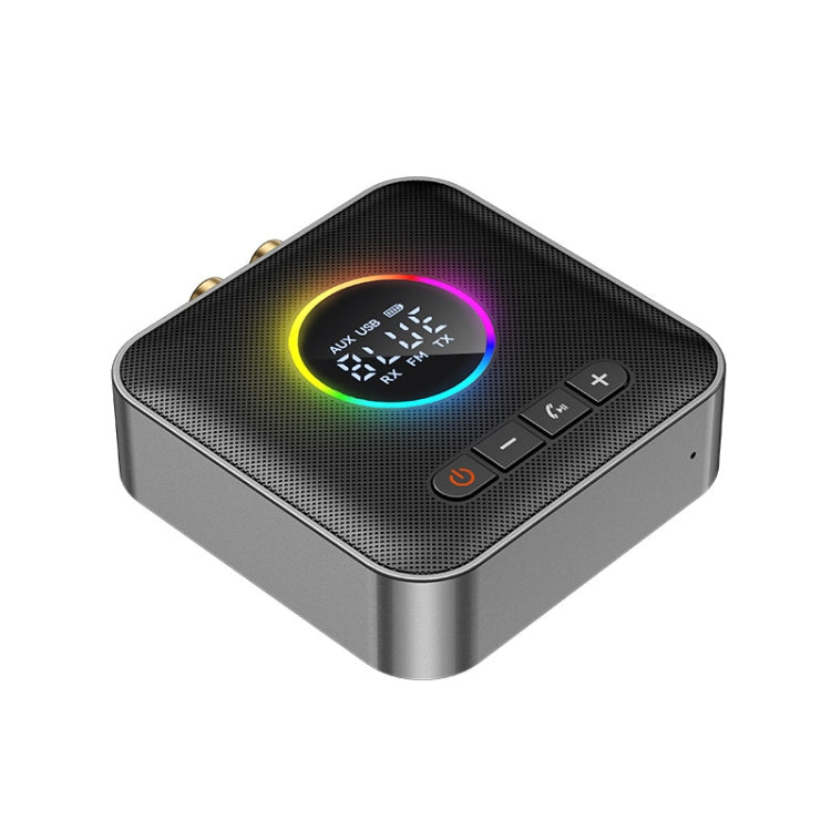 OMS-M10 Bluetooth 5.4 Adapter Audio Receiver FM Transmitter U Disk 3 In 1 - Audio Receiver Transmitter by buy2fix | Online Shopping UK | buy2fix