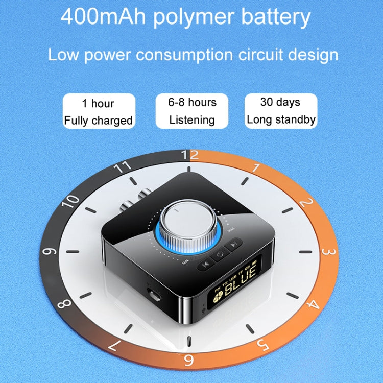 OMS-M5 Digital Bluetooth 5.0 Audio Receiver And Transmitter 2-In-1 AUX Adapter Converter - Audio Receiver Transmitter by buy2fix | Online Shopping UK | buy2fix