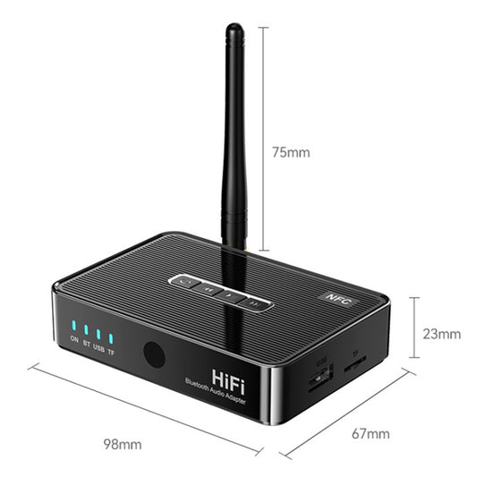 OMS-M3 Bluetooth 5.1 Audio Adapter Speaker Amplifier Receiver - Audio Receiver Transmitter by buy2fix | Online Shopping UK | buy2fix