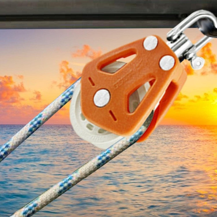 BSET MATEL Marine Nylon Plastic Swivel Bearing Single Pulley(Type 3) by BSET MATEL