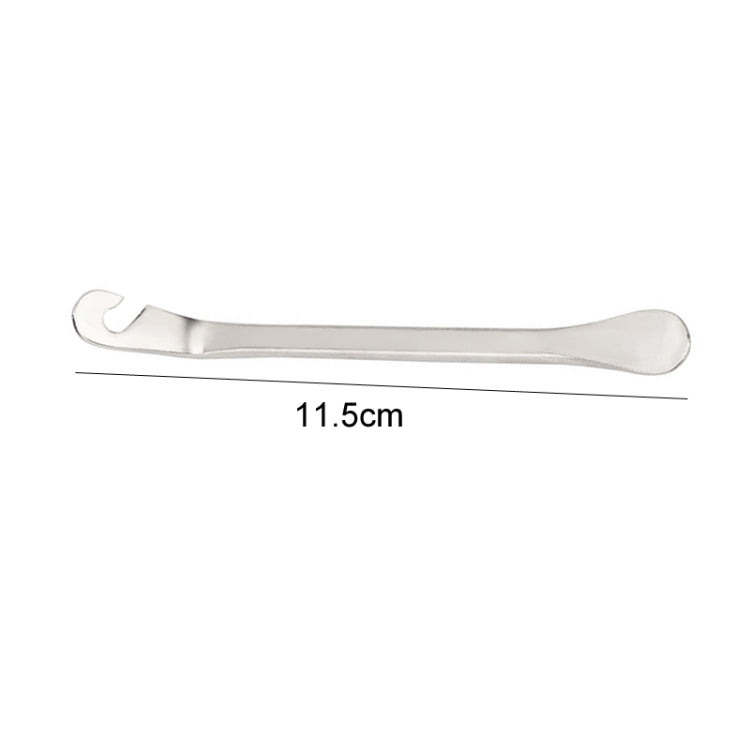 2pcs Metal Bicycle Tire Pry Bars Levers Mountain Bike Tire Removal Tools(Silver) - Maintenance tools by buy2fix | Online Shopping UK | buy2fix