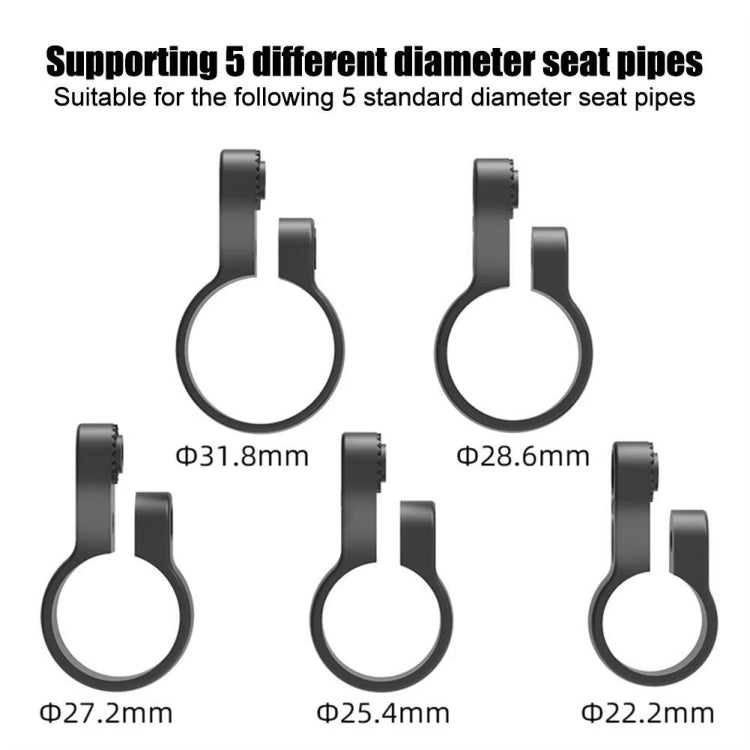 For AirTag Tracker Bicycle Anti-theft Taillight Road Bike Seat Tube Reflective Hidden Mount - Bicycle Series by buy2fix | Online Shopping UK | buy2fix