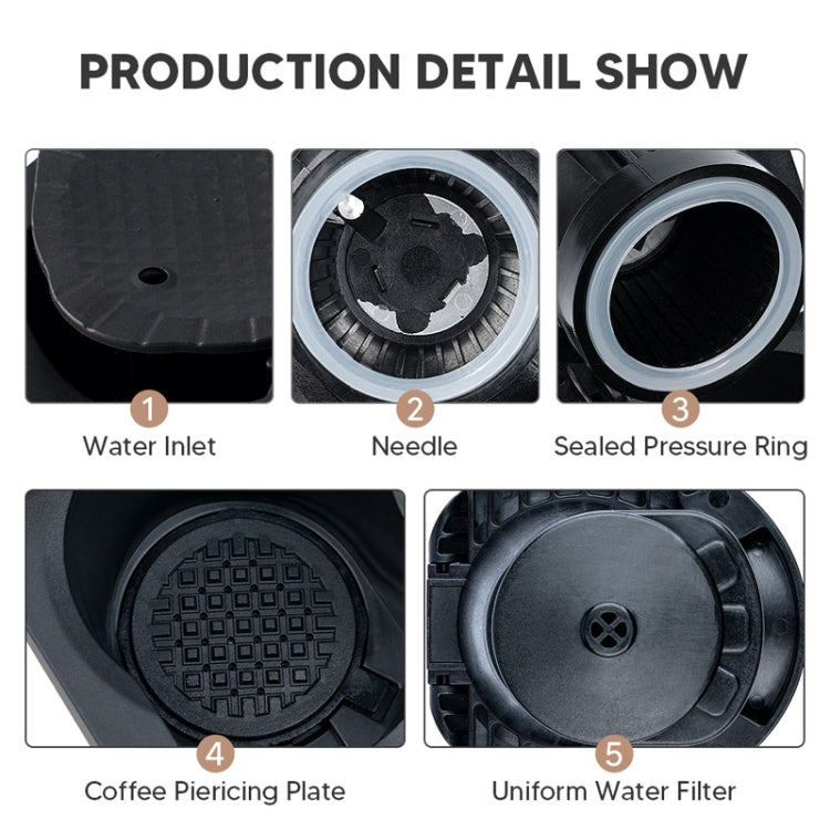 Compatible With Dolce Gusto Coffee Machine To Nespresso iCafilas Capsule Adapter Conversion Tray, Style: Star - Coffee Machine Parts by buy2fix | Online Shopping UK | buy2fix