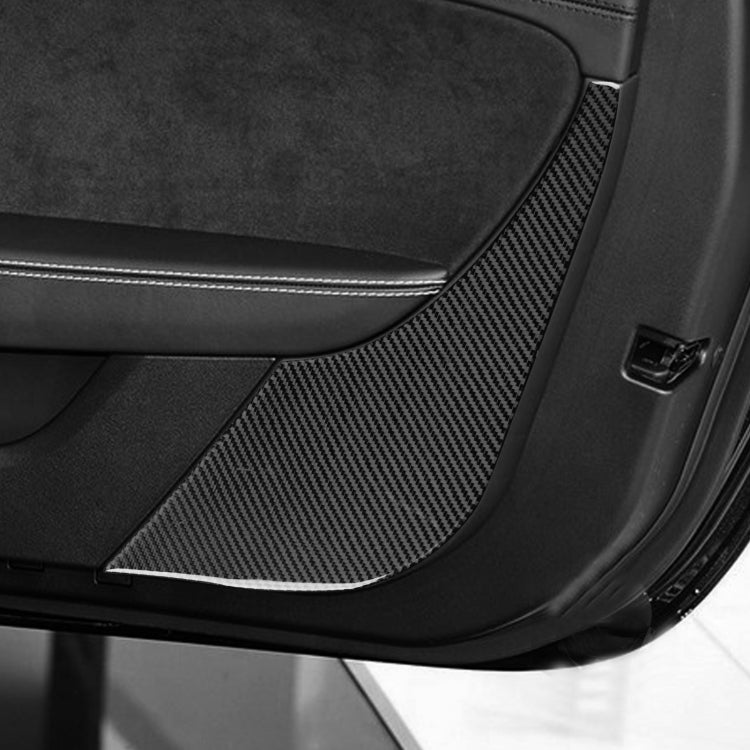 For Jaguar F-TYPE 2013+ Left And Right Drive Universal Door Anti-Collision Sticker(Black) by buy2fix