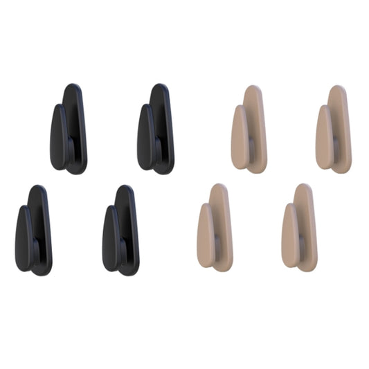 4pcs /Set Car Dashboard Adhesive Multifunctional Small Hook(Beige) by buy2fix