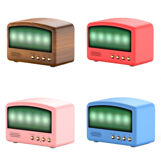 BT11-D Mini Card USB Flash Drive FM Radio Retro Wireless Bluetooth Speaker, Color: Red - Mini Speaker by buy2fix | Online Shopping UK | buy2fix