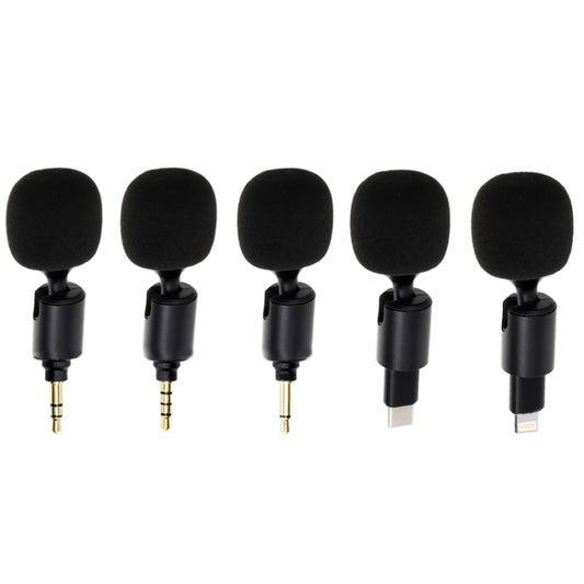 Mobile Phone Live Broadcast Microphone, Style: 8Pin Straight Head (Sponge Cover) by buy2fix