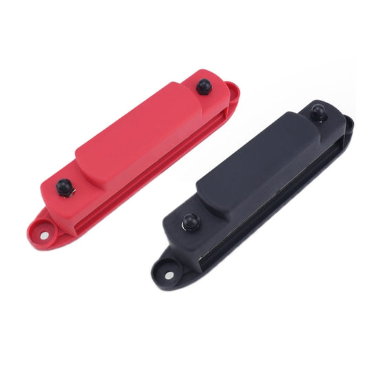 M6 RV Yacht High Current 6-column 250A Base Busbar, Color: Red + Black with Accessories by buy2fix
