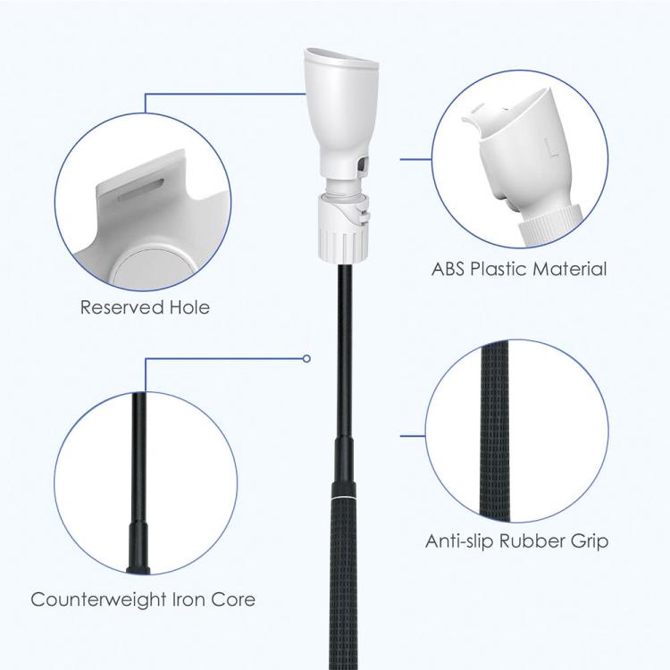 For Meta Quest 3S / 3 Controller Golf Club With Scale And Adjustable Length(White) - VR Accessories by buy2fix | Online Shopping UK | buy2fix