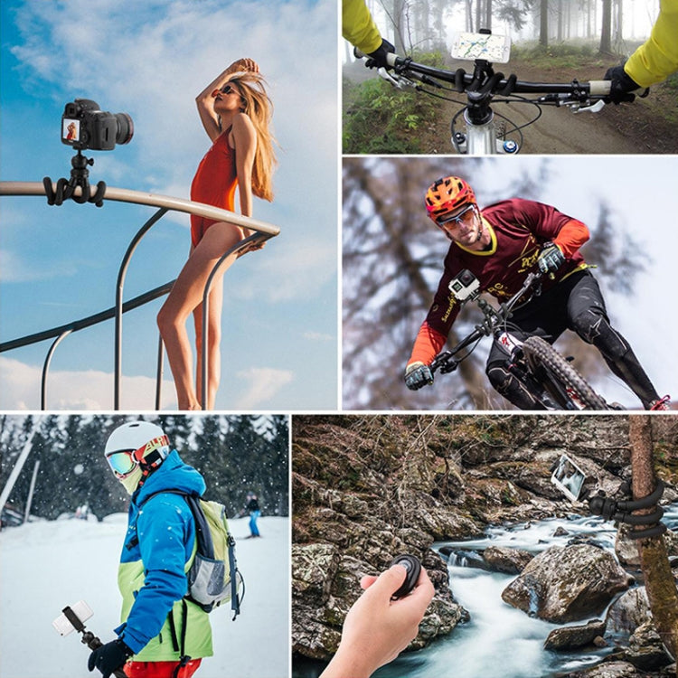 Octopus Fish Silicone Camera Tripod Desktop Folding Stand Single Tripod - Tripods by buy2fix | Online Shopping UK | buy2fix