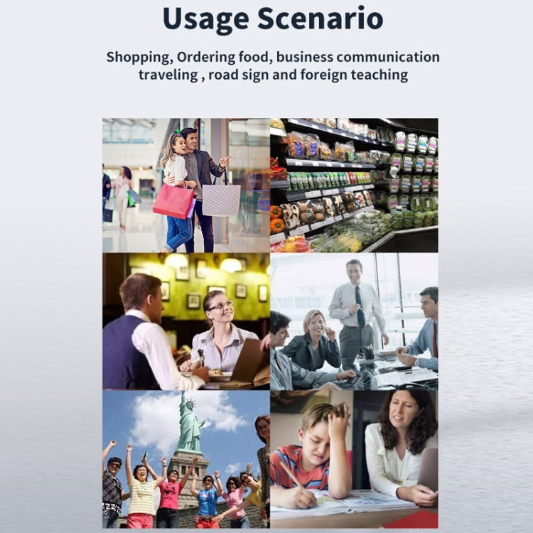 International Version Multi-language Scanning Offline Intelligent Simultaneous Translation Pen(Blue) by buy2fix