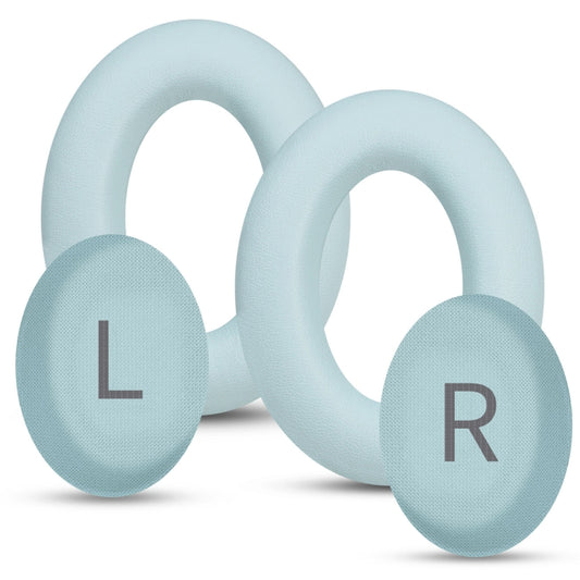 For BOSE QC45 1pair Headphone Sponge Earmuff Leather Cover(Crystal Blue) by buy2fix