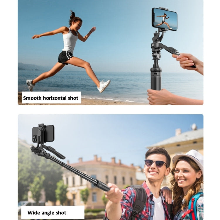 2m Metal Tripod Selfie Stick With 4 Expansion Interfaces & D07 Fill Light for Phone Camera by buy2fix