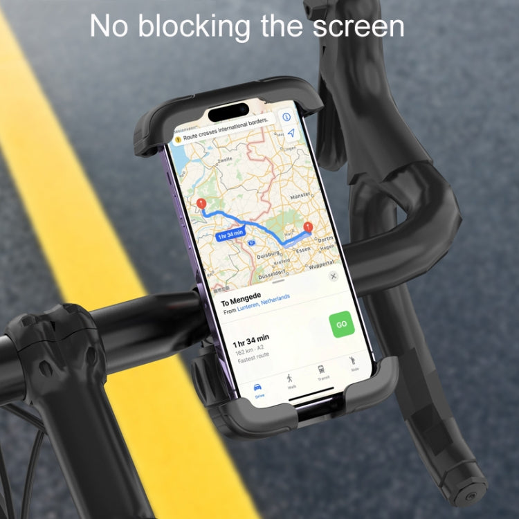 YYS-610 Upper And Lower Linkage Motorcycle Mountain Bike Riding Navigation Bracket by buy2fix