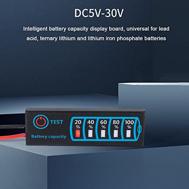 4615 Lead- Acid Lithium Battery Universal LED Voltage And Electricity Display Board - LCD & LED Display Module by buy2fix | Online Shopping UK | buy2fix