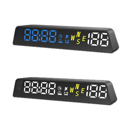 Head-up Display USB Powered High-definition Vehicle Code Altitude Meter(All White) by buy2fix
