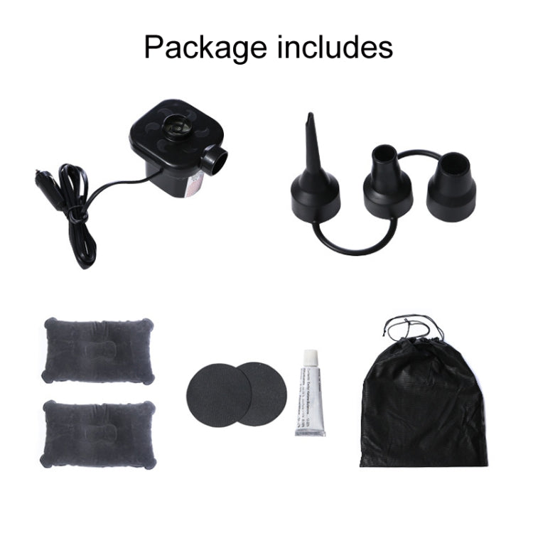 Inflatable Mattress For Car Travel SUV Rear Seat/Trunk, Color: Black by buy2fix