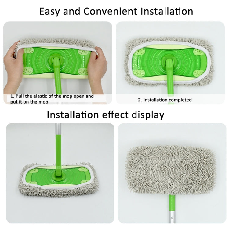 For Swiffer Sweeper and Other 10-inch Flat Mop Replacement Pads 2pcs Terry Cloth by buy2fix