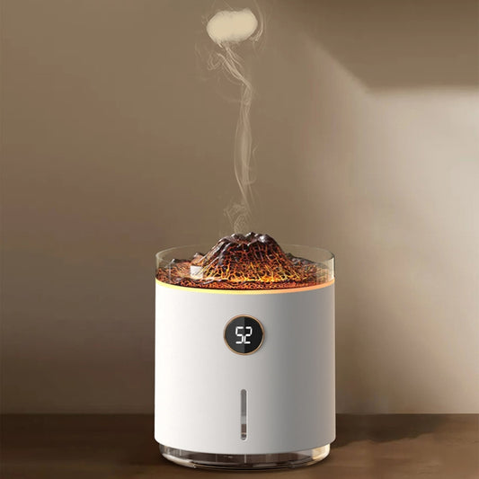 HX127 Mini Volcano Lava Aromatherapy Diffuser Small Household Atmosphere Humidifier, Color: Black by buy2fix