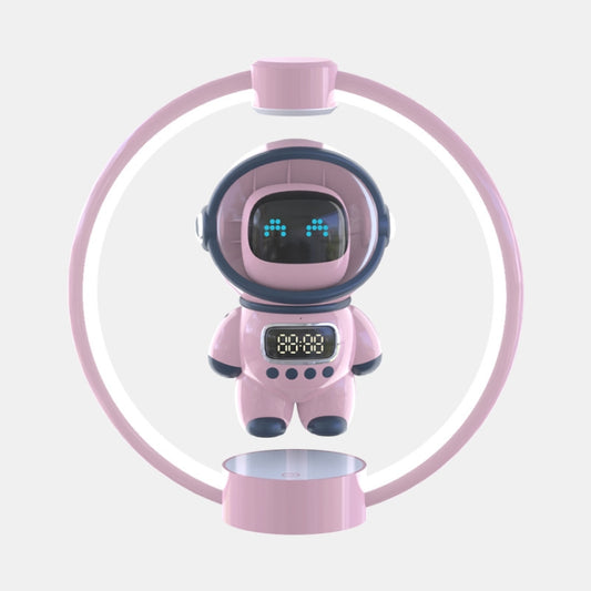 Magnetic Levitation Astronaut Intelligent Voice Bluetooth Speaker(Pink) - Desktop Speaker by buy2fix | Online Shopping UK | buy2fix