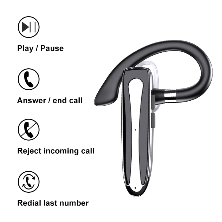 Bluetooth Earphone With Digital Display Charging Compartment Wireless Earphone For Car Talking Noise Reduction(530-1 Flagship Version) - Bluetooth Earphone by buy2fix | Online Shopping UK | buy2fix