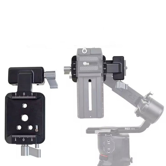 For DJI Ronin RS 3 Pro / RS 3 / RS 2 Vertical Shooting Plate Mount Stabilizer Accessories(Red) by buy2fix