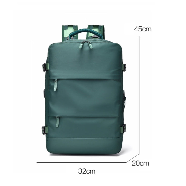WEIXIER B692 Large Capacity Shoulder Bag Business Travel Computer Backpack(Green) by WEIXIER