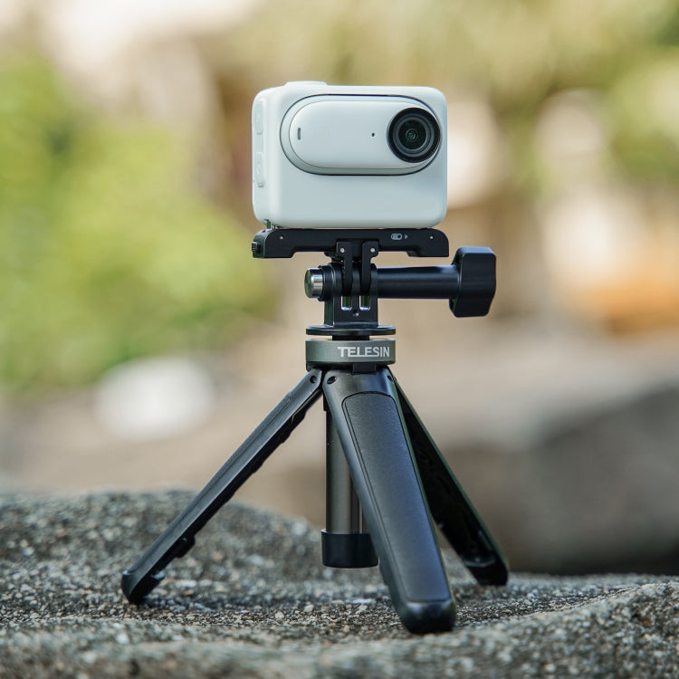 TELESIN Universal Mini Desktop Selfie Tripod for Sports Camera 13.4-25.5cm Height Adjustable - Portable Mini Tripod by TELESIN | Online Shopping UK | buy2fix