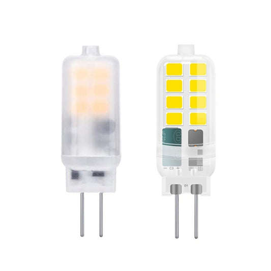 G4 AC/DC12V 3W Flicker-free Replacement LED Halogen Lamp Beads, Light Color: Warm White(Transparent Cover) by buy2fix