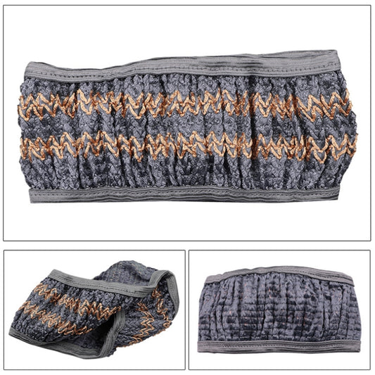 Universal Car Steering Wheel Ice Silk Non-slip Breathable Protective Cover(Gray Coffee) by buy2fix