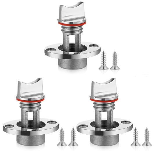 Stainless Steel Water Plug For Kayak Stern Drain, Set: 1pc by buy2fix