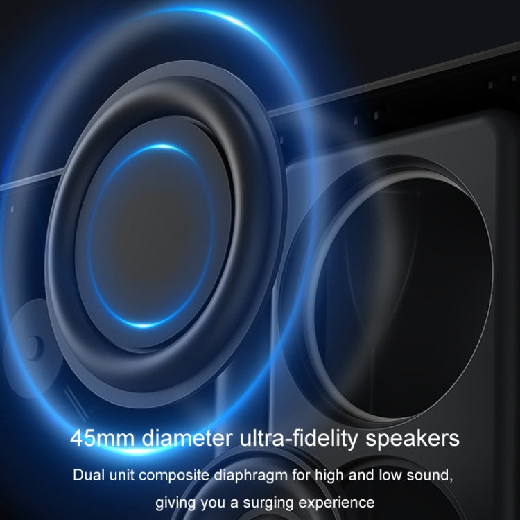 Retro Clock Bluetooth Speaker Rotating Film Wireless Subwoofer Hifi Sound Audio(White) - Desktop Speaker by buy2fix | Online Shopping UK | buy2fix