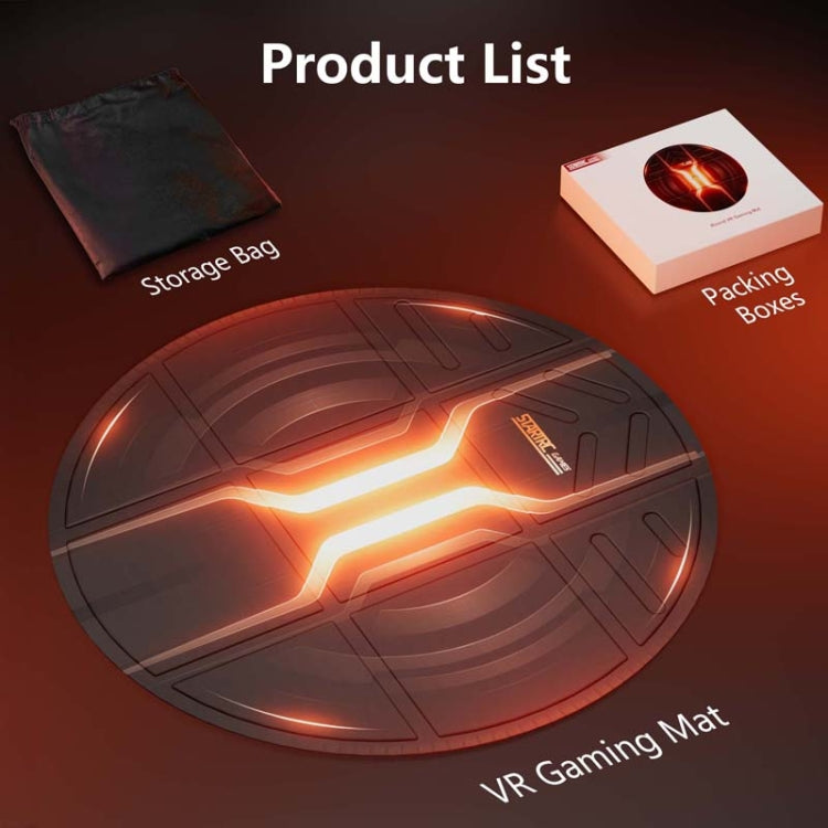 STARTRC GAMES VR Glasses Sport Game Simulation Floor Mat(Orange) by STARTRC GAMES