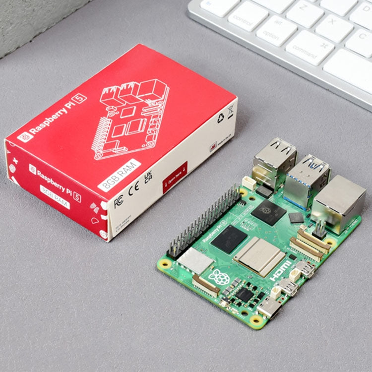 Waveshare For Raspberry Pi 5 2.4GHz Quad-Core BCM2712 Processor Development Board, Spec: 2GB by Waveshare