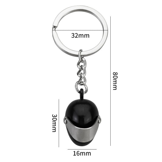 Simulation Cool Motorcycle Keychain Metal Decoration Pendant, Style: X-224 Black by buy2fix