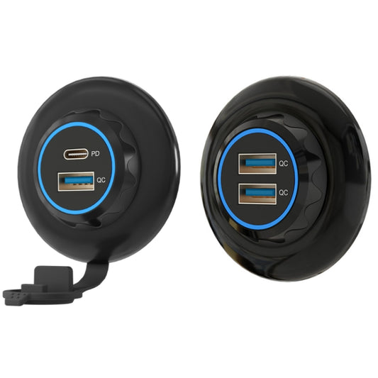 30W Car Ship Mobile Phone Fast Charging Modified USB Charger, Specifications: QC3.0+PD by buy2fix