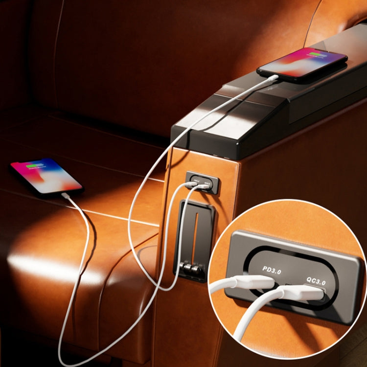 QC3.0 +PD3.0 Motorcycle Car Modified TYPE-C Charger(UCC-312) by buy2fix