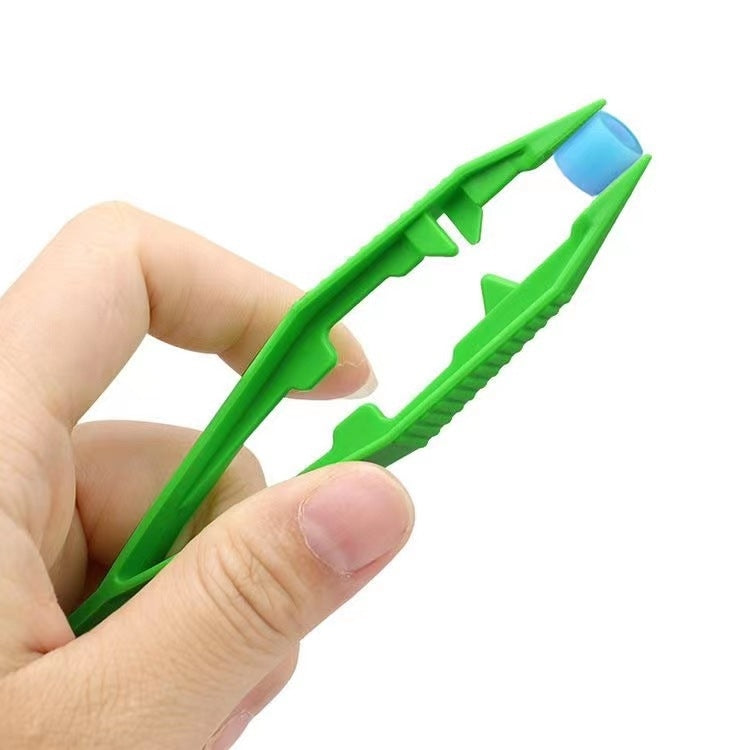 20pcs Plastic Tweezers Children DIY Accessories Tools(Random Color Delivery) - Others by buy2fix | Online Shopping UK | buy2fix