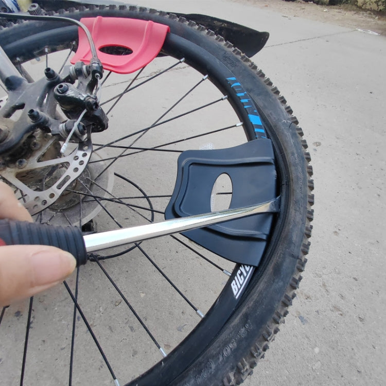 Motorcycle Tire Removal Installation Rim Protector+Pry Bar(Red) - Maintenance tools by buy2fix | Online Shopping UK | buy2fix