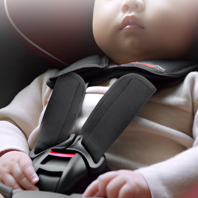 Car Child Safty Seat Belt Protective Cover, Size: 18x12cm(Black) by buy2fix